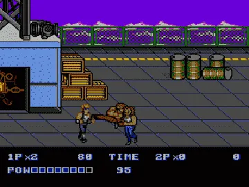 Double Dragon II - The Revenge (Japan) screen shot game playing